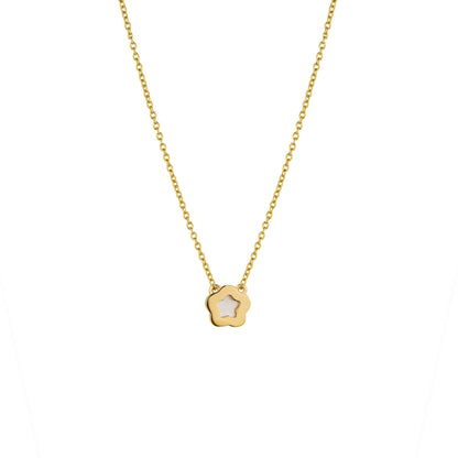 Nacre Flower Necklace - DestGlow