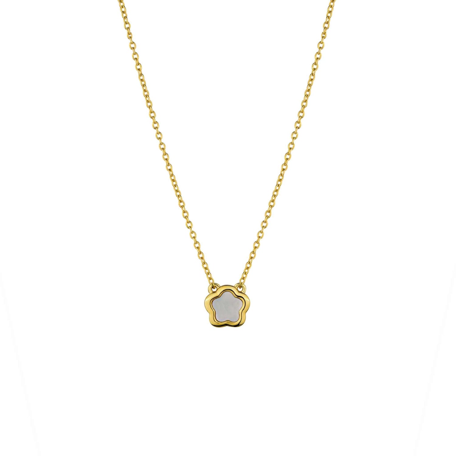 Nacre Flower Necklace