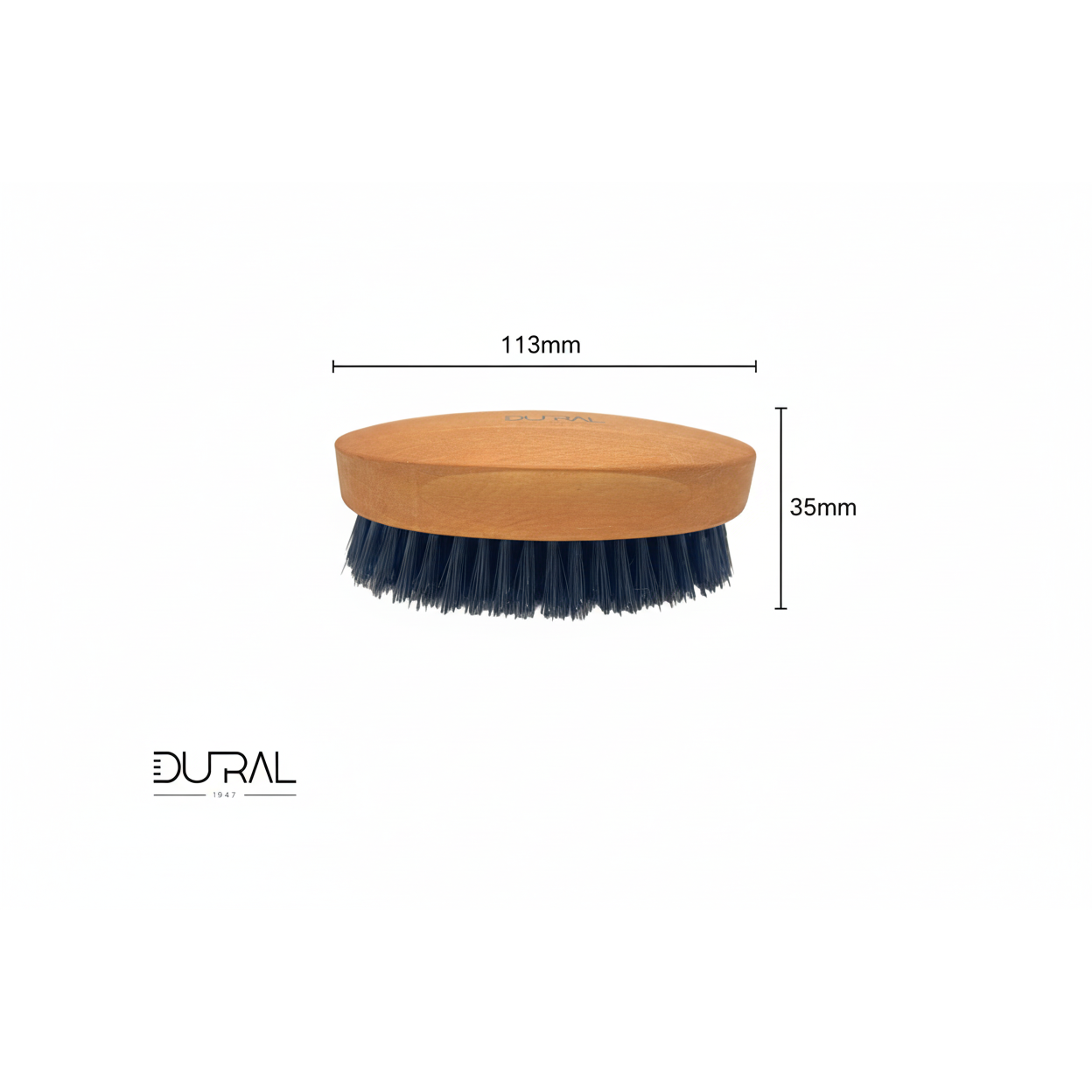 Dural Pear wood XL soft beard brush with wild boar bristles by Pasteur Pharmacy
