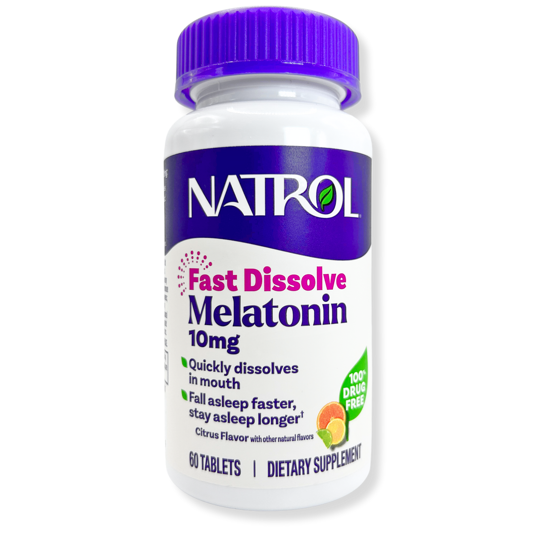 Natrol Melatonin Fast Dissolve - Citrus 10 mg 60 Tabs