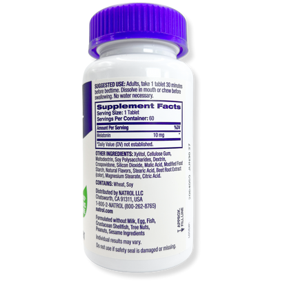 Natrol Melatonin Fast Dissolve - Citrus 10 mg 60 Tabs