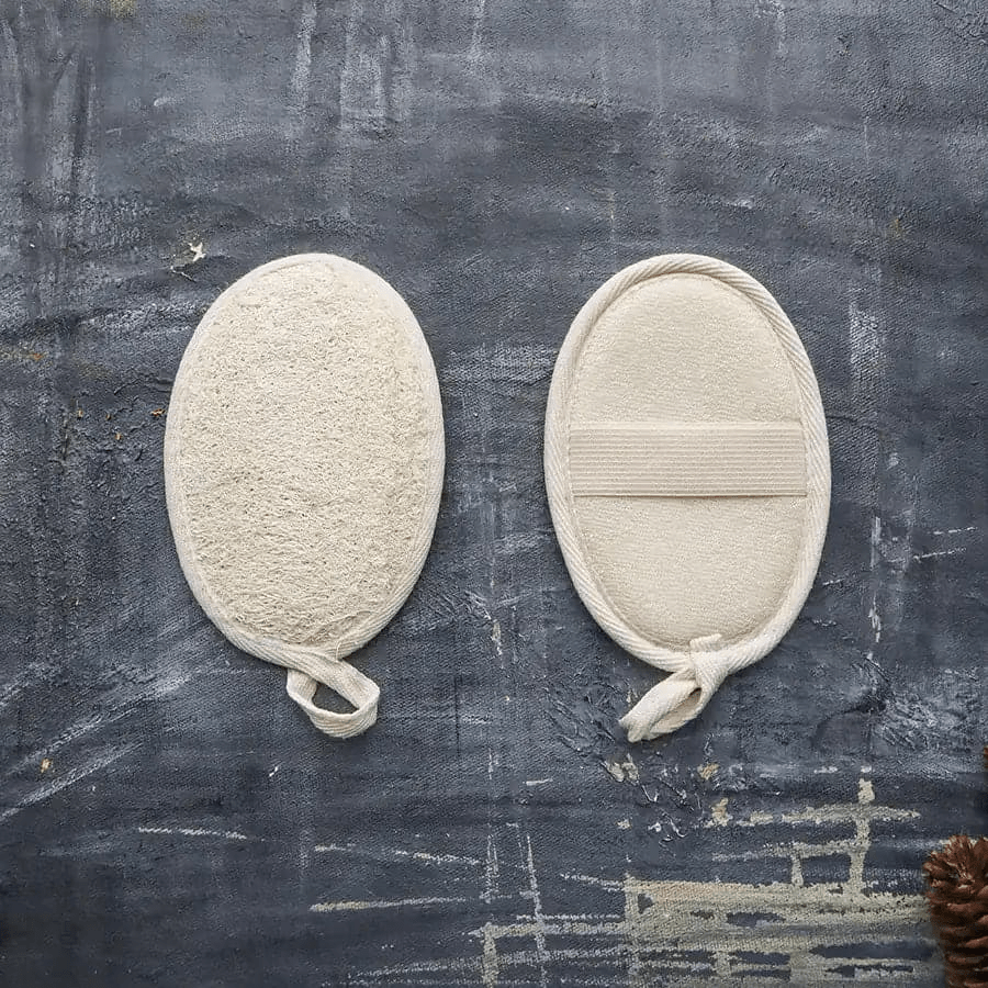 Natural Loofah Shower Pad | Eco Exfoliating Body Scrubber by GNS Beauty &amp; Personal Care