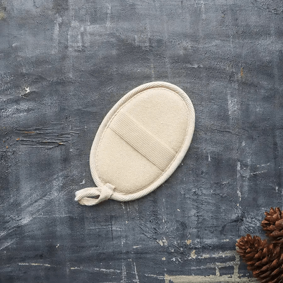 Natural Loofah Shower Pad | Eco Exfoliating Body Scrubber by GNS Beauty &amp; Personal Care