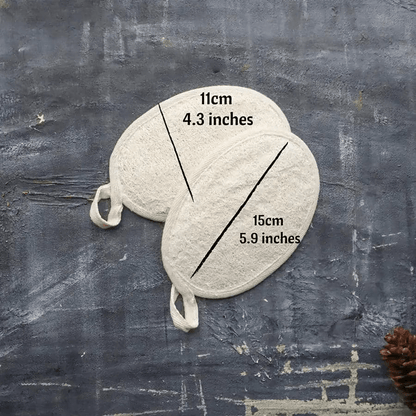 Natural Loofah Shower Pad | Eco Exfoliating Body Scrubber by GNS Beauty &amp; Personal Care