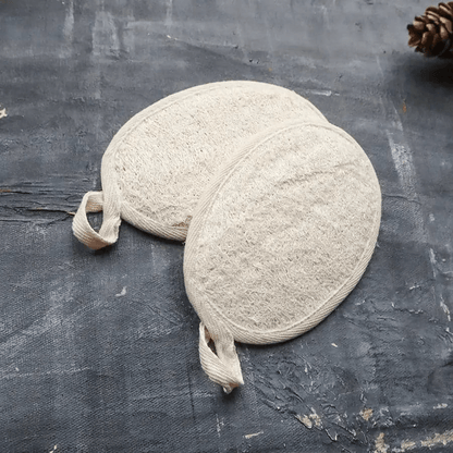 Natural Loofah Shower Pad | Eco Exfoliating Body Scrubber by GNS Beauty &amp; Personal Care