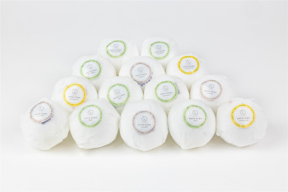 Bath Bombs Gift Box, Set of 14 Big 100% Natural Relaxing Bath Bombs