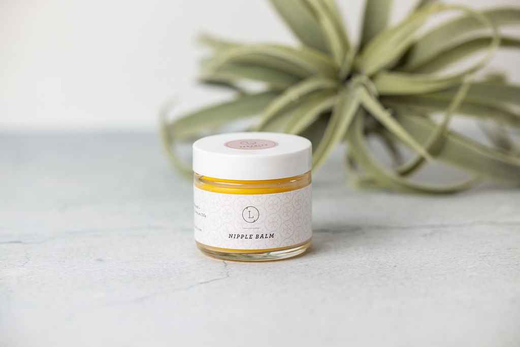 Natural Breastfeeding Nipple Balm, Vegan Nipple Salve