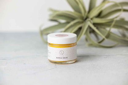 Natural Breastfeeding Nipple Balm, Vegan Nipple Salve