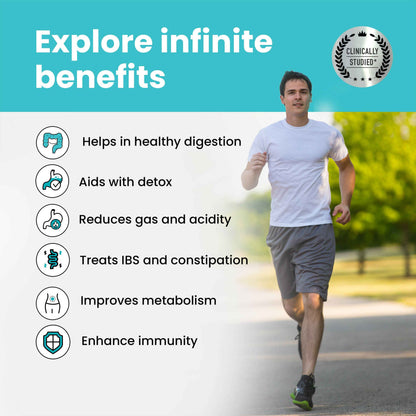 Wellbeing Nutrition Probiotic + Prebiotic Effervescent Tablets-Green Apple &amp; Mint Flavor