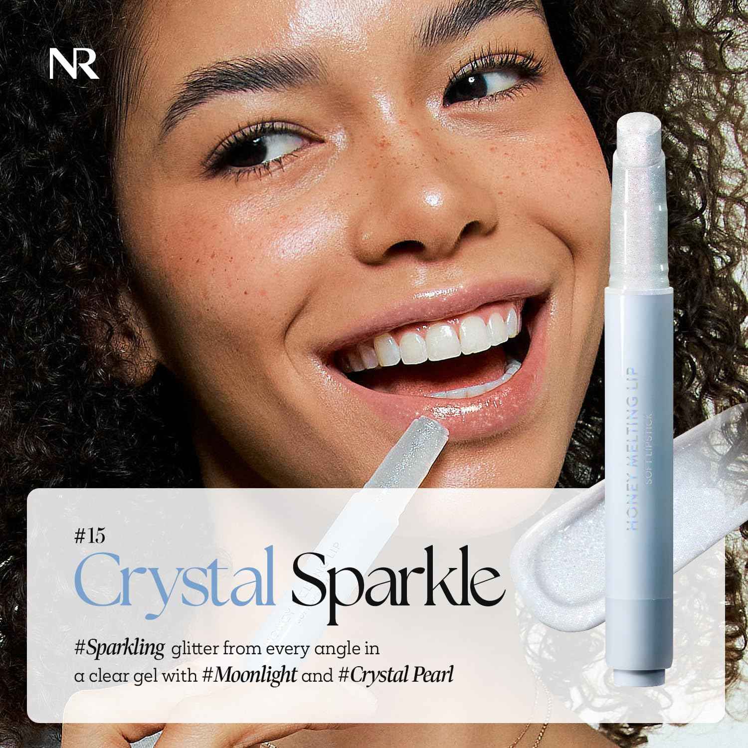 Honey Melting Lip Glitter &amp; Plumping