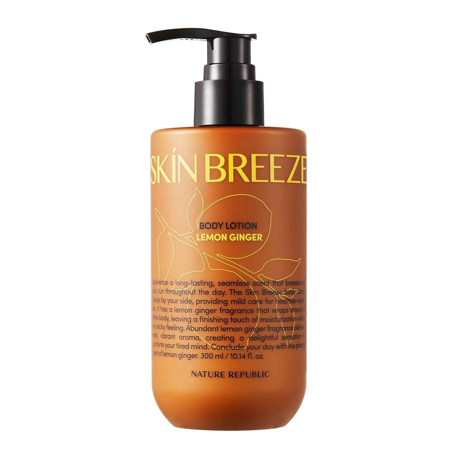 Skin Breeze Lemon Ginger Body Wash or Body Lotion