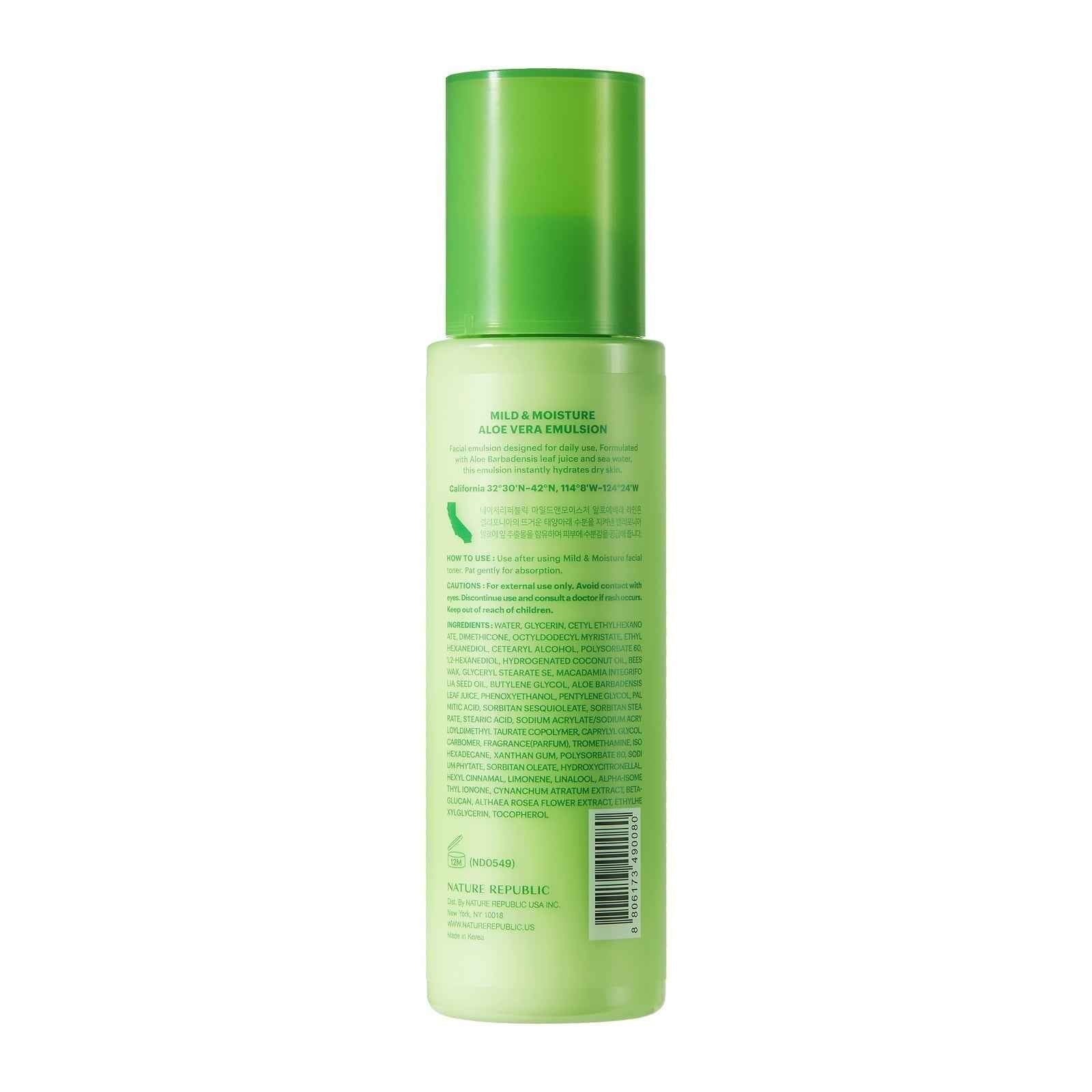 Mild &amp; Moisture Aloe Vera Emulsion