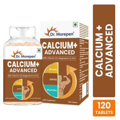 Dr. Morepen Calcium+ Advanced Tablets with Vitamin - D2, Magnesium &amp; Zinc