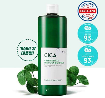 Green Derma Mild Cica Big Toner 500ml