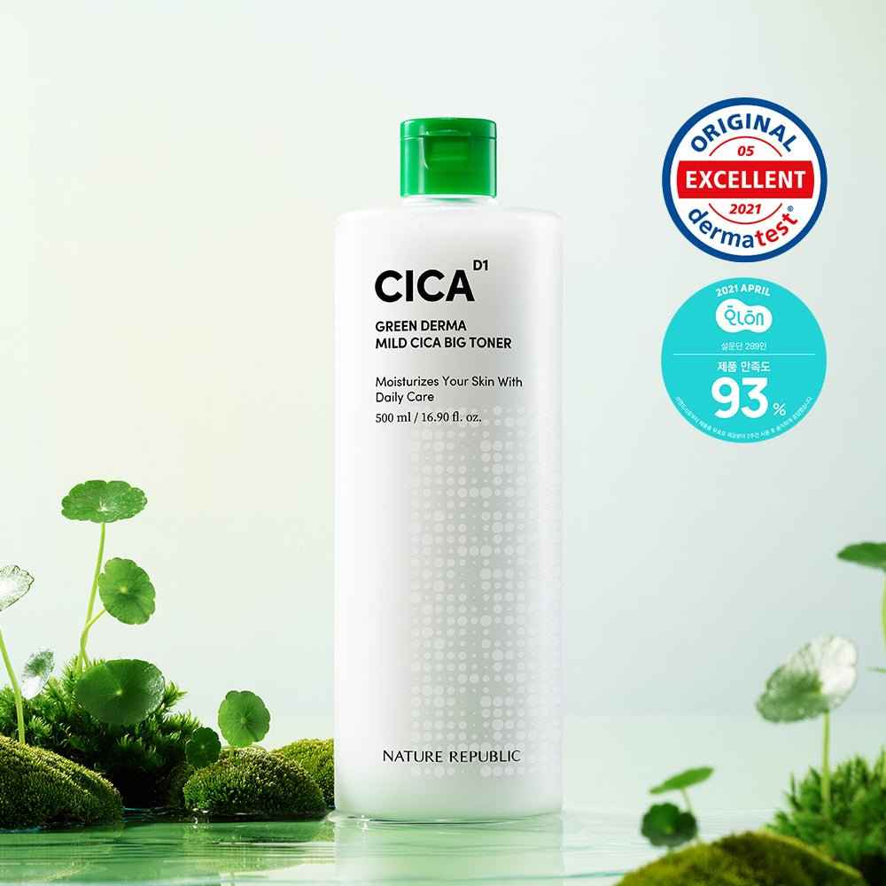 Green Derma Mild Cica Big Toner 500ml