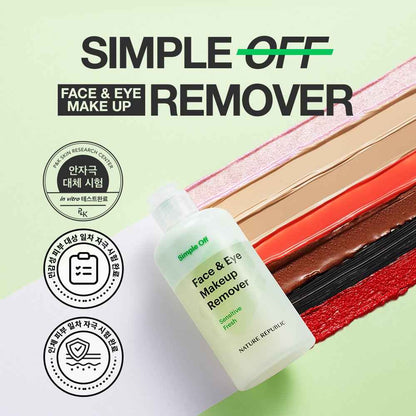 Simple Off Face &amp; Eye Makeup Remover Special Set - Sensitive Fresh