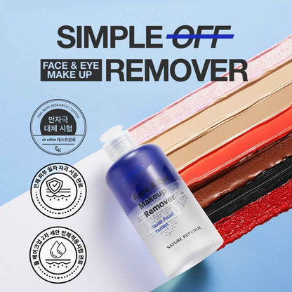 Simple Off Face &amp; Eye Makeup Remover Water Proof Perfect Special Set