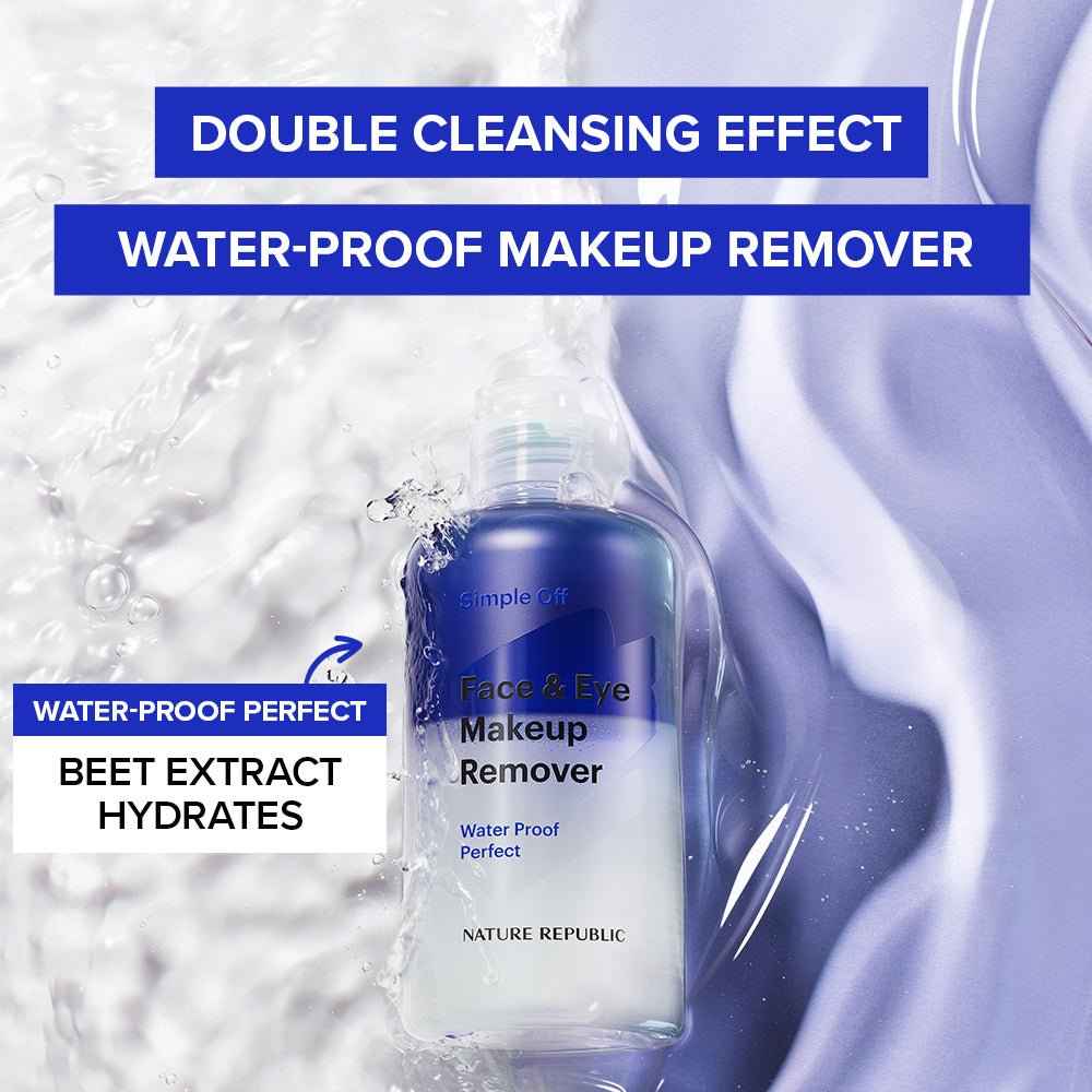 Simple Off Face &amp; Eye Makeup Remover Water Proof Perfect Special Set