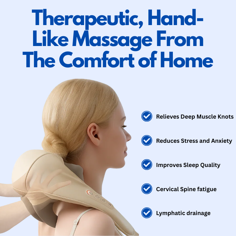 MassagePro™ Neck &amp; Shoulder Massager – Pain Relief &amp; Muscle Relaxation