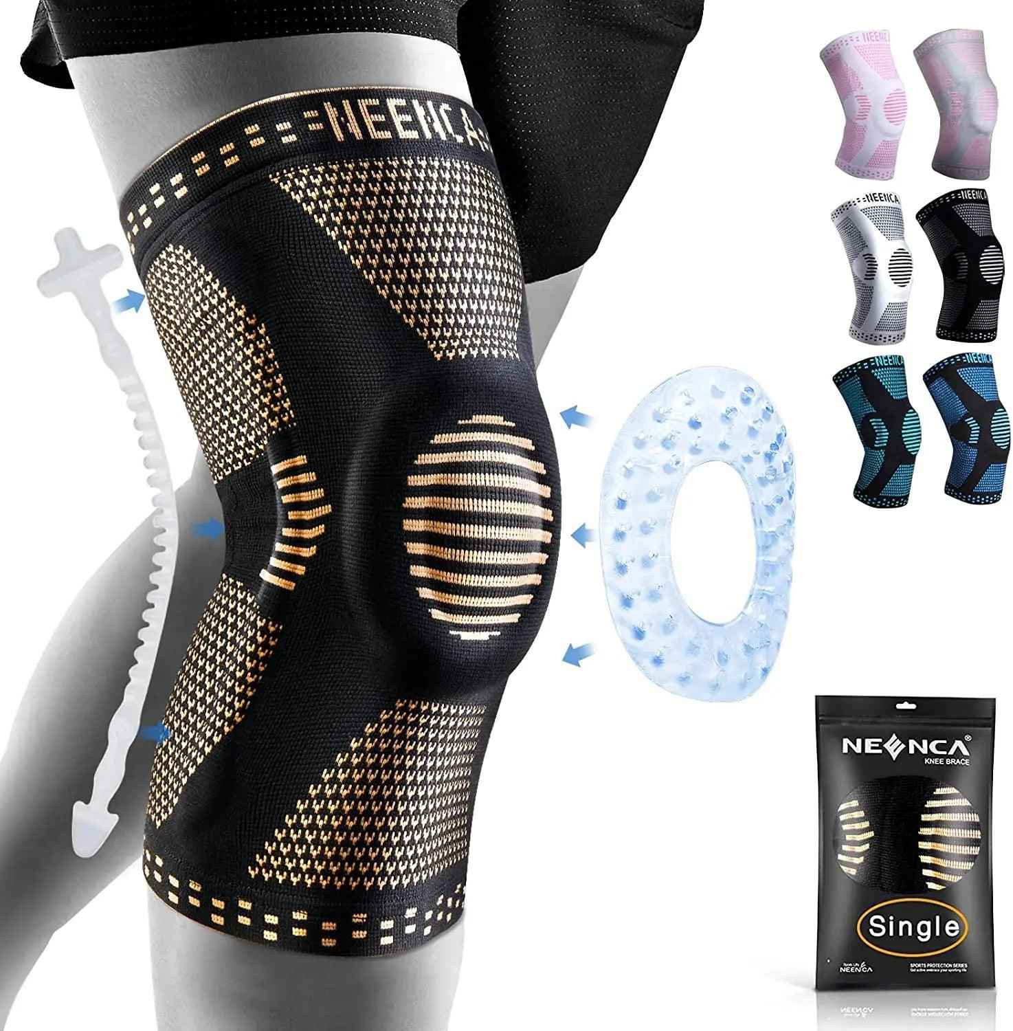 FlexiCopper™ Knee Brace – Copper Compression Support for Joint Pain Relief