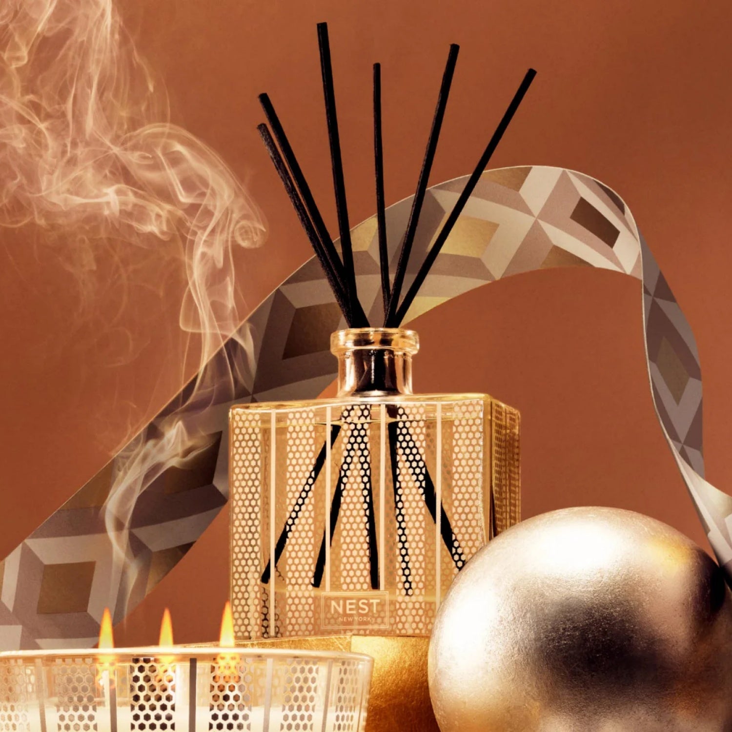 Nest New York Amber &amp; Incense Reed Diffuser 175 mL by Nava Beauty