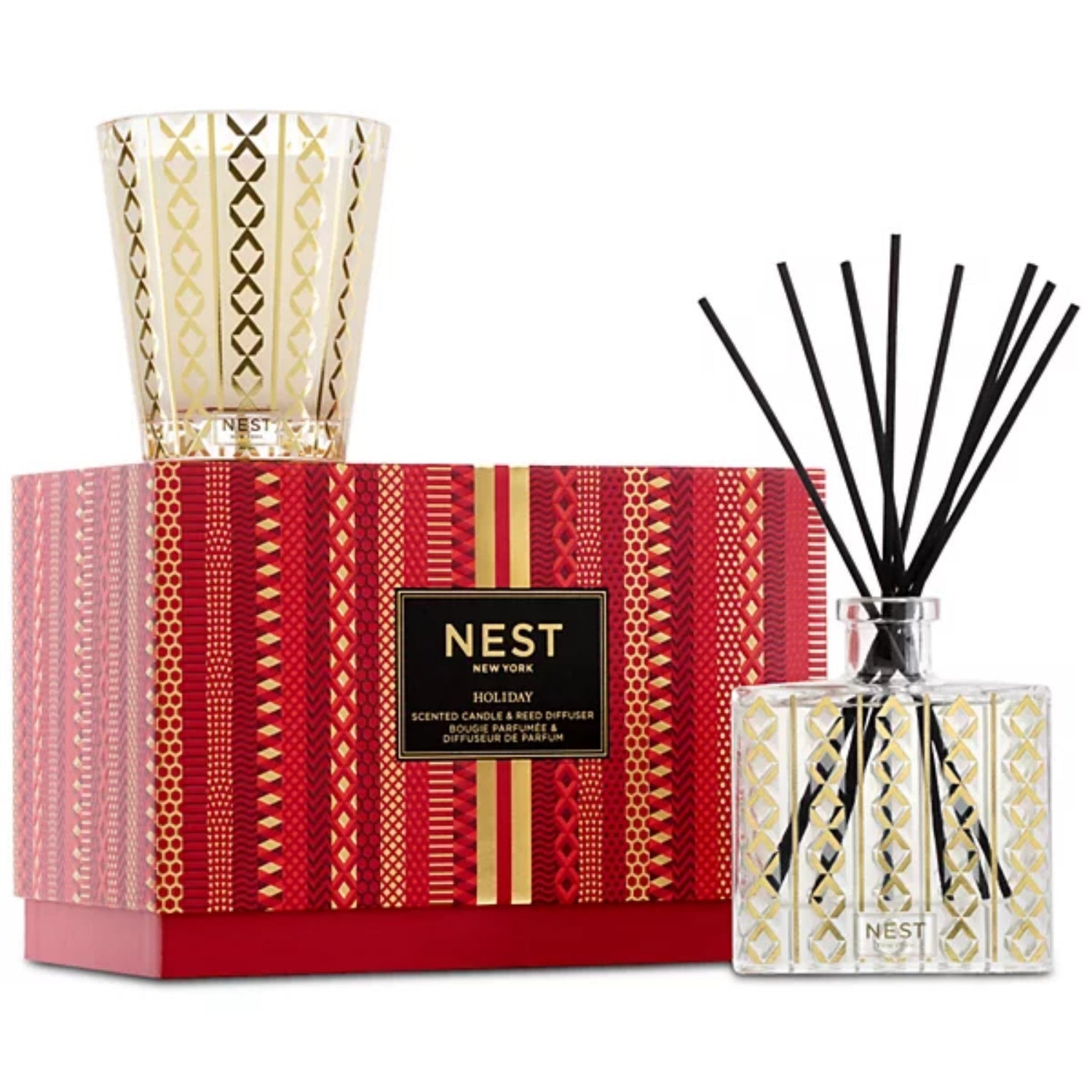 Nest New York Holiday Classic Candle &amp; Diffuser Set by Nava Beauty
