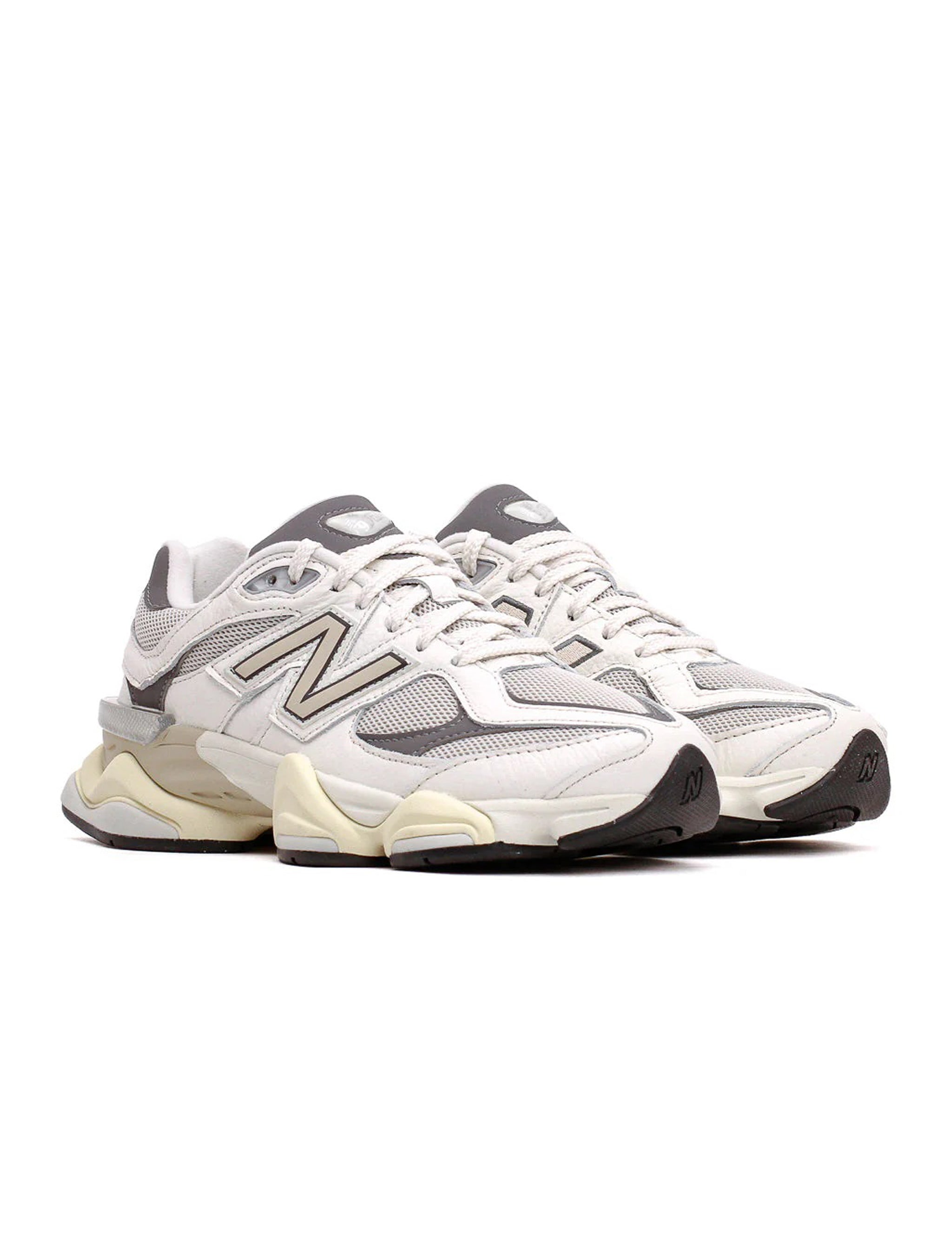 New Balance Mens 9060 Lifestyle Shoes - White/Grey by Denim Exchange
