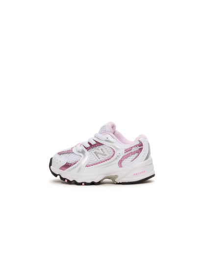 New Balance (TD) 530 Shoes - White/Pink by Denim Exchange