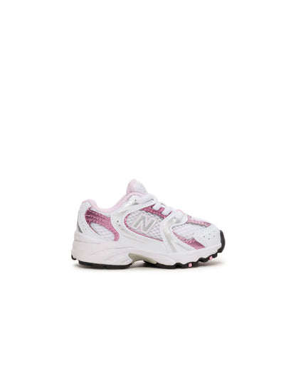 New Balance (PS) 530 Shoes - White/Pink by Denim Exchange