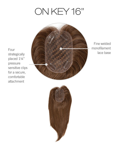 On Key 16" Hair Topper