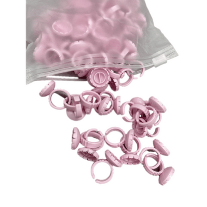 VIP Glue Ring &amp; Easy Fan Cup, Two in One, 100 pcs/Bag