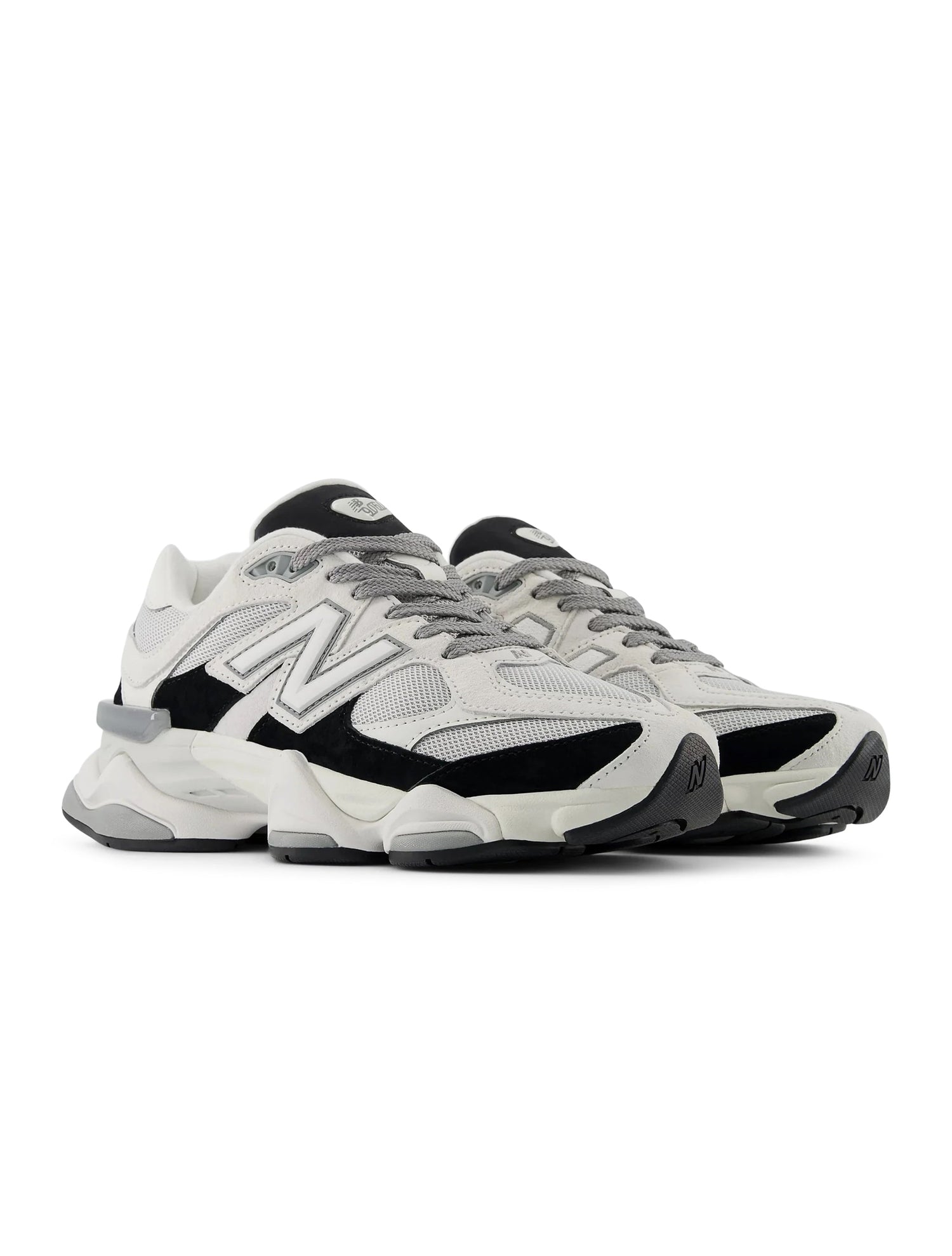 New Balance Mens 9060 Lifestyle Shoes - White/Black by Denim Exchange