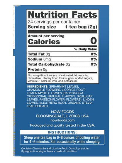 Herbal Tea, NOW by Country Life Natural Foods