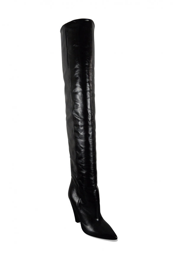 Saint Laurent Women Niki 105 Over-The-Knee Boots by Luosophy