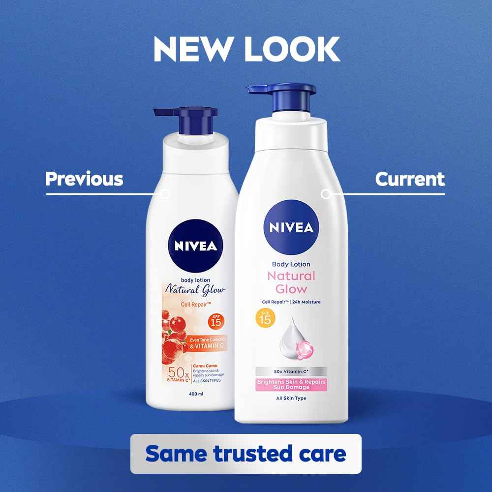 Nivea Body Lotion Natural Glow Cell Repair