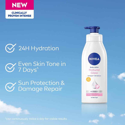 Nivea Body Lotion Natural Glow Cell Repair