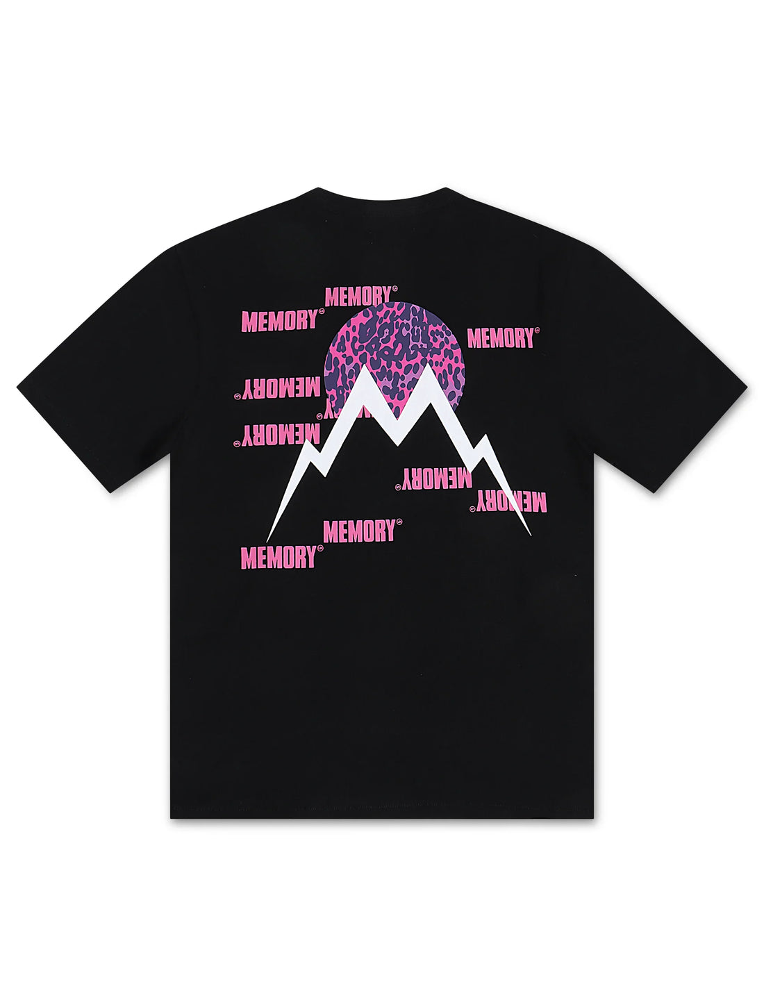 Memory Lane Scatter Logo Tee - Black by Denim Exchange