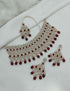 Joban Fashion Maroon Stone Work Necklace Set