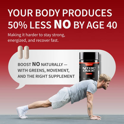 Nitric Oxide Booster (90ct) by Snap Supplements