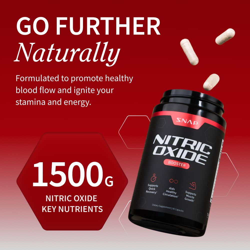 Nitric Oxide Booster (90ct) by Snap Supplements