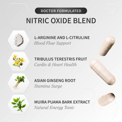 Nitric Oxide Booster (90ct) by Snap Supplements