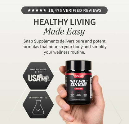 Nitric Oxide Booster by Snap Supplements