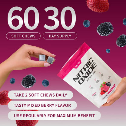Nitric Oxide Beet Soft Chews - Buy 2, Get 1 Free! - DestGlow