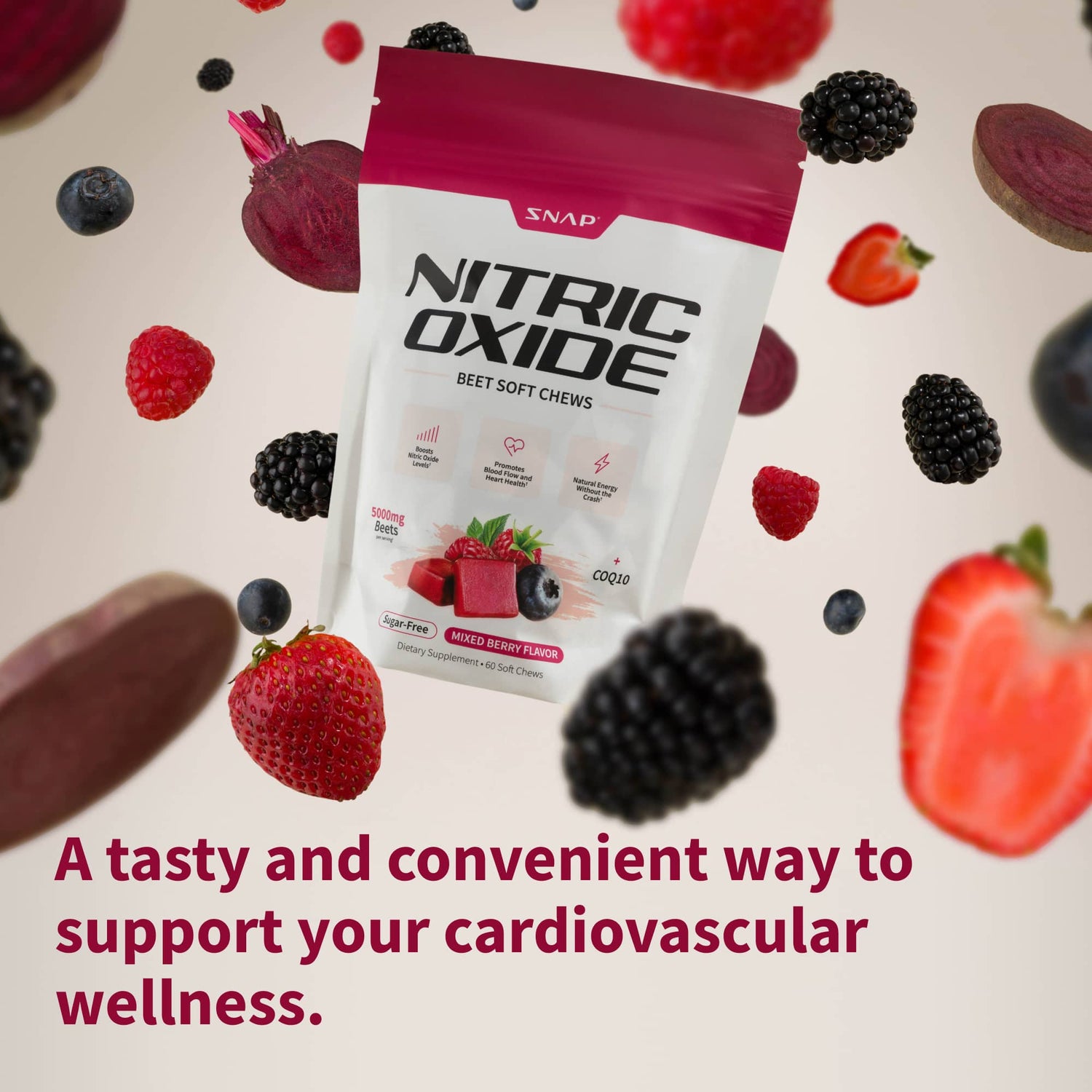 Nitric Oxide Beet Soft Chews - Buy 2, Get 1 Free! - DestGlow