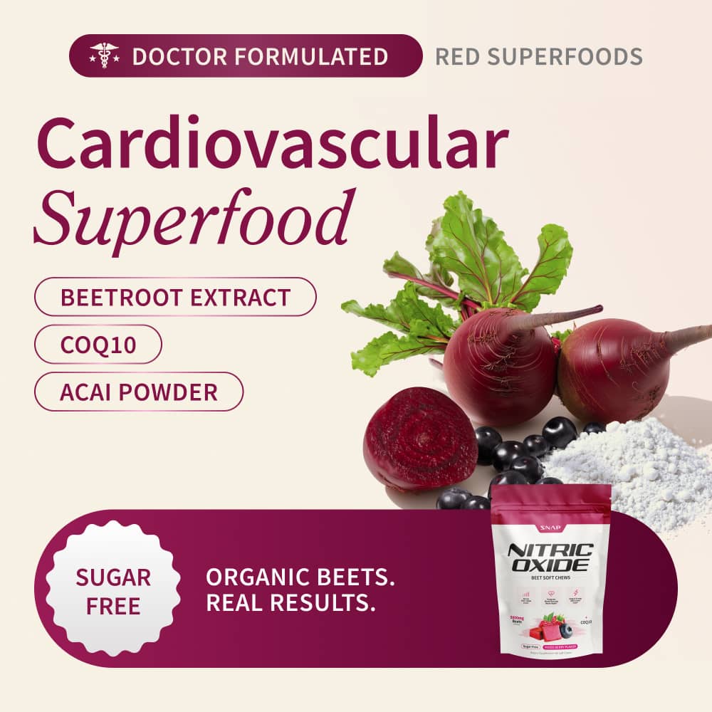 Nitric Oxide Beet Soft Chews - Buy 2, Get 1 Free! - DestGlow