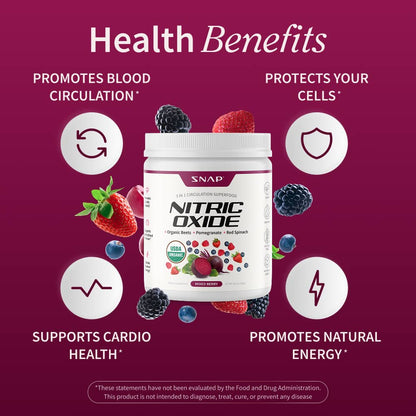 Nitric Oxide Organic Beets - Mixed Berry Flavor - DestGlow