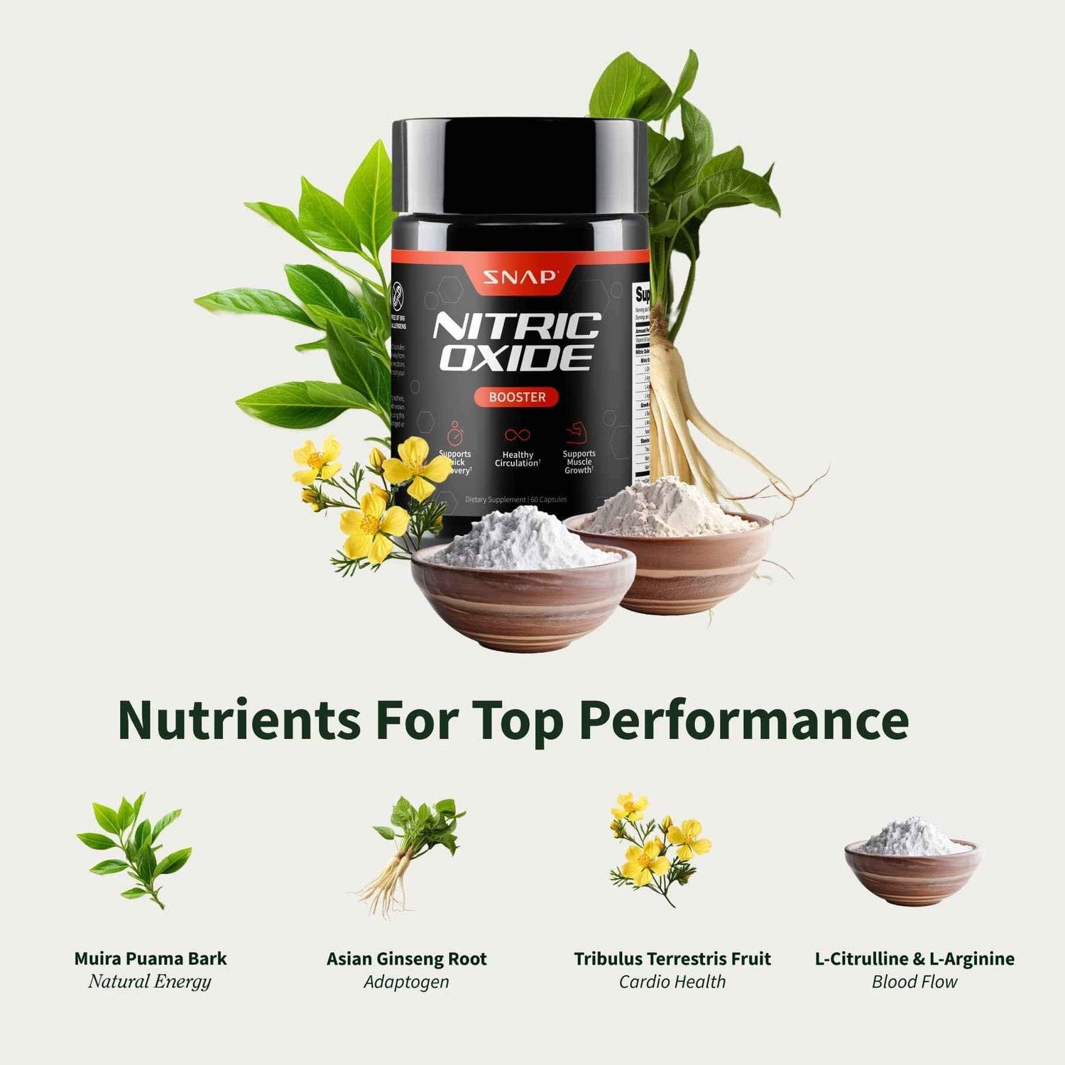 Ultimate Nitric Oxide + Testo Booster Bundle - Buy 3, Get 2