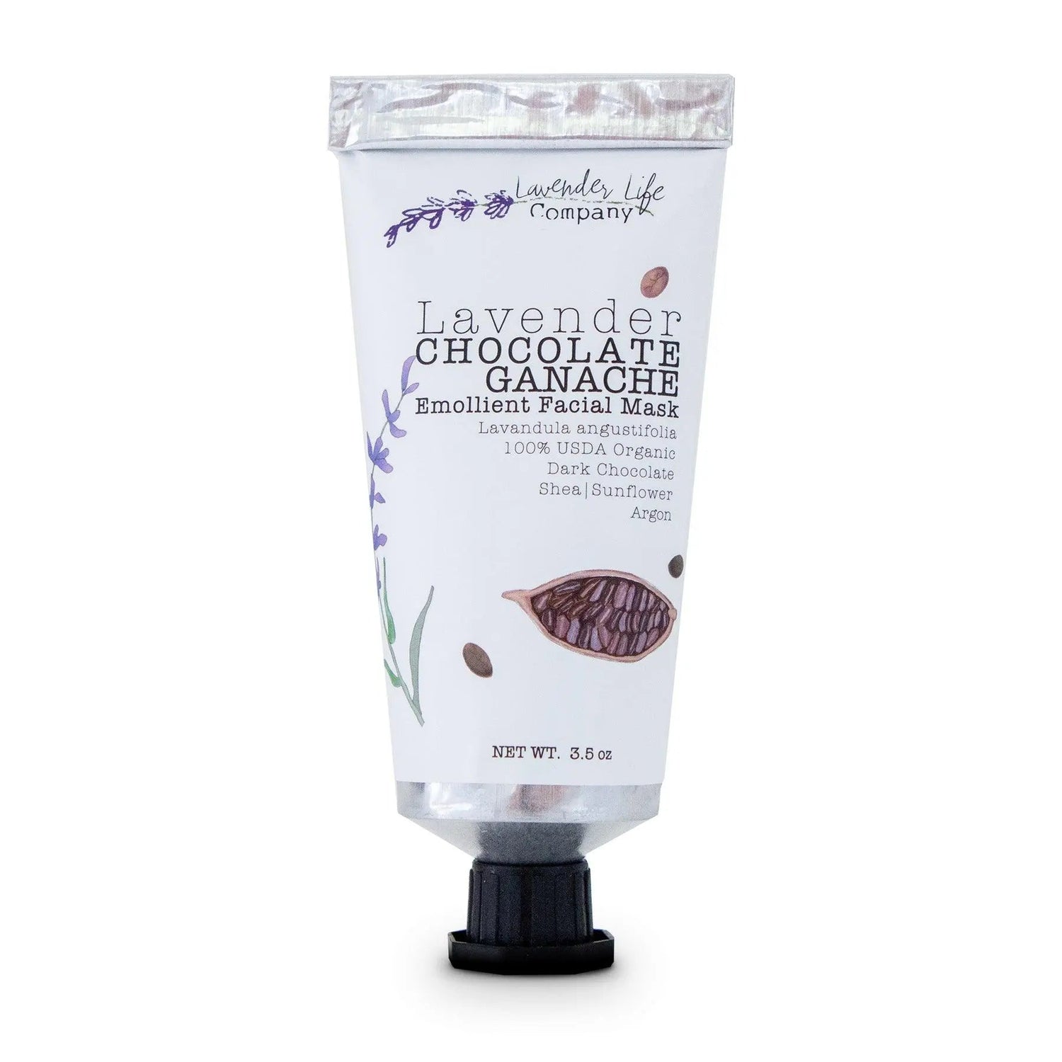Nourishing Facial Mask with Lavender &amp; Chocolate Ganache by Lavender Life Company