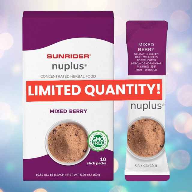 NOW AVAILABLE NuPlus Herbal Food Formula by Sunrider