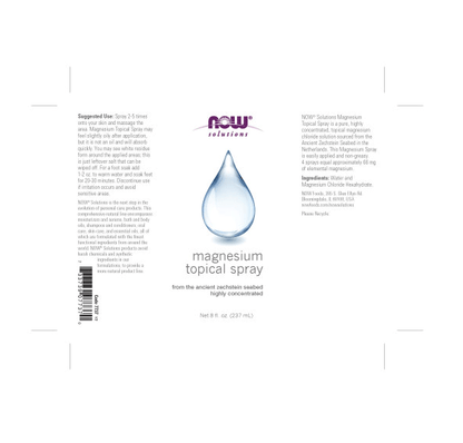 Topical Spray, Magnesium by Country Life Natural Foods